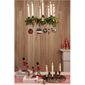 Taper Candle Holders Centerpieces for Christmas